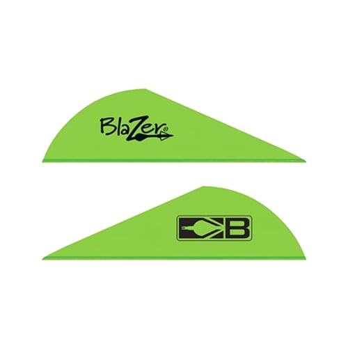BOHNING 10832NG2 BOHNING BLAZER VANES 2 SOLID NEON GREEN 100PK