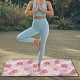 thumbnail image 4 of KUIFORTI Cherry Blossoms Car Seat Towel Cover for Yoga,Gym,Workout,Sports,Running,Camping and Beach Washable Quick-Dry Athletic Running Towel Seat Auto Accessories, 4 of 7