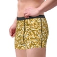 thumbnail image 3 of Kdxio Men's Boxer Briefs with Glitter Gold Print - Comfortable and Breathable Underwear for Everyday Wear, 3 of 7