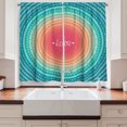 thumbnail image 2 of Ambesonne Arrow Kitchen Curtains, Line Border Pattern, 55"x24", Multicolor, 2 of 3