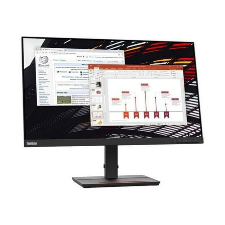 Lenovo  23.8 in. Full HD S24e-20 HDMI LCD Monitor, Raven Black