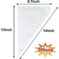 thumbnail image 2 of Nvzi Piping Bags, Pastry Bags 14Inch 100pcs, Disposable Icing Piping Pastry Bags For Cookie/Cake Decorating Supplies, Anti Burst And Non-Slip Thicken Cake Decorating Bags, 2 of 5