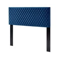 thumbnail image 1 of Headboard, King Size, Velvet, Blue Navy, Modern Contemporary Urban Design, Bedroom Master Guest Suite, 1 of 8