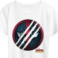 thumbnail image 3 of Marvel Deadpool & Wolverine - Scratch Logo - Women's Short Sleeve Graphic T-Shirt, 3 of 5