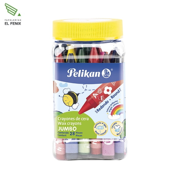 Crayones Pelikan Jumbo Redondos 28 Piezas PELIKAN