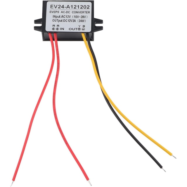 HUGFEGWE Convertisseur AC à DC, Régulateur de Tension AC 10-28V à DC 12V Module d'Alimentation Convertisseur de Tension (2A) CJB91-48644