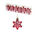 thumbnail image 2 of Cadancy Christmas Ornaments Tree Hanging Stars Baubles Holiday Decoration Shatterproof Balls Pendant Festive Party Supplies Seasonal Home Indoor Mantel Fireplace Window Decor, 2 of 7