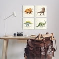 thumbnail image 2 of Stupell Educational Dinosaurs Scientific Species Animals & Insects Painting Wall Plaque Unframed Art Print Wall Art, Set of 4, 2 of 7