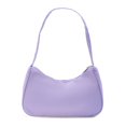thumbnail image 1 of Sac à Main Mode Couleur Unie pour Femmes Fermeture Éclair en Nylon Hobos (Violet), 1 of 6