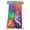 Multi, variant on Draizee Exfoliating Tri-Colored Mesh Pouf Shower Sponges 5 Inch Six Pack