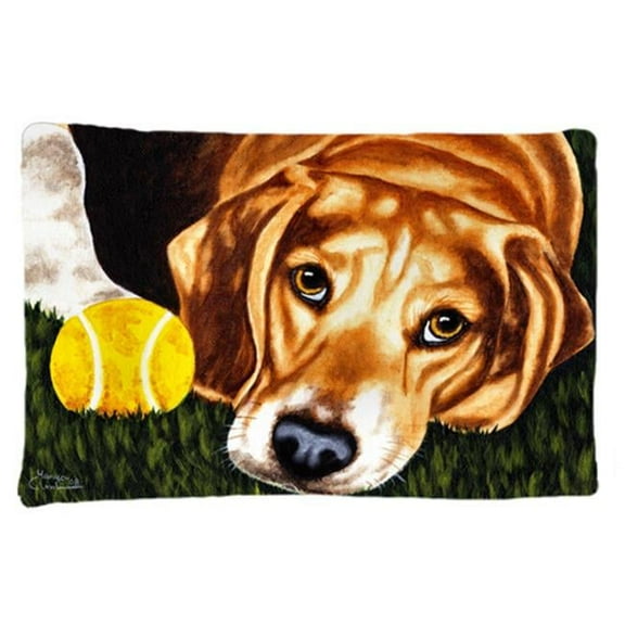 Have Ball Will Travel Beagle Fabric Standard Pillowcase
