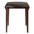 thumbnail image 4 of Winsome Wood Clayton Round Drop Leaf Dining Table, Walnut Finish, 4 of 8