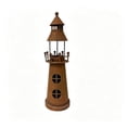 thumbnail image 2 of Vintage Decor Style Nautical Shape Candle Holder - Decorative Iron Desktop Lighthouse Table Decoraton Center Home Decor, 2 of 8