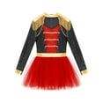 iixpin Womens Circus Ringmaster Costume Sequins Tulle Tutu Dress