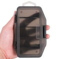 thumbnail image 6 of STRANDCHIC 2-Pack Portable Grey Fishing Tackle Organizer Boxes with Multiple Divided Compartments for Easy Storage, 6 of 7