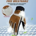 thumbnail image 4 of MJMOTO Brown Adult Race Motorcycle Gloves Summer Breathable Motocross Gloves Motorbike Gloves Motorcyclist Equipment ATV MX UTV BMX Off-Road Bicycle Gloves, 4 of 9