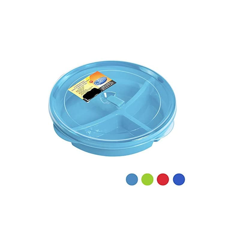 Microwave divided plates with vented lids hot sale
