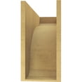thumbnail image 4 of 9"W x 27"D x 18"H Classic Legacy Rough Cedar Woodgrain TimberThane Corbel, Primed Tan, 4 of 6