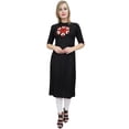 thumbnail image 4 of Atasi Designer Black Salwar Kameez Readymade Suit With Dupatta Dress - 12, 4 of 9