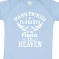 thumbnail image 4 of Inktastic Handpicked for Earth by My Nana in Heaven with Angel Wings Boys or Girls Baby Bodysuit, 4 of 5