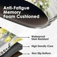 thumbnail image 3 of Yellow Lemon Anti-Fatigue Kitchen Rug Set of 2 Grey Black Farmhouse Vintage Wood Cushioned Kitchen Floor Standing Mat Waterproof Non-Slip Kitchen Mat and Rugs PVC Ergonomic Comfort Foam Rug, 3 of 6