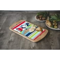 thumbnail image 2 of TOSCANA Disney Mickey Mouse - Billboard Glass Top Serving Tray, Rubberwood, 2 of 3