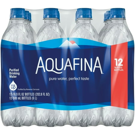 AquafinaR Water 12 169 Fl Oz Bottles AquafinaR Water 12 169 Fl Oz Bottles
