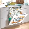 thumbnail image 2 of Yayeee Magnetic Dishwasher Cover for The Front Decoration Home Kitchen Machine Sticker Protector, Autumn Day with Cocoa Pattern, 2 of 6