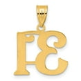 thumbnail image 3 of Diamond2Deal Mother's Day Gift 14K Yellow Gold Polished Number 31 Pendant for Women, 3 of 6
