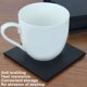 thumbnail image 2 of Worallymy Tapete para taza con aislamiento térmico posavasos de piel sintética para beber almohadilla para té y café antideslizante mantel individual cuadrado jaspeado cuadrado Worallymy JD735815996, 2 of 6