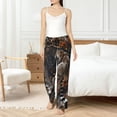 thumbnail image 4 of Gaeub Leopard On Tree Branch Soft Pajama Pants for Women,&nbsp;Wide Leg Comfy Casual Lounge Yoga Capri Pants Wide Leg-Large, 4 of 6