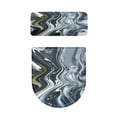 thumbnail image 2 of HELLHERO Marble Texture Toilet Top Cover of 2 Pack Adjustable Bathroom Seat Covers Non-Slip Bathroom Supplies, 2 of 8