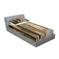 thumbnail image 2 of Ambesonne Colorful Fitted Sheet & Pillow Sham Set, Italian Houses, Twin, Multicolor, 2 of 2