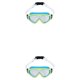 thumbnail image 4 of Toystoory Snorkel Natación Gafas ajustables Piscina Gafas subacuáticas Anteojos niño Amarillo azul 2Conjunto, 4 of 6