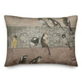 thumbnail image 2 of Creative Products Collage Bird Patchwork 20 x 14 Spun Poly Pillow, 2 of 2