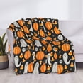 thumbnail image 6 of Halloween Decorations Throw Blanket for Couch, cute ghost halloween Halloween Blanket Fuzzy Throw Blanket, Halloween Decor Cuteness Plush Flannel Blanket & Throws, 6 of 7