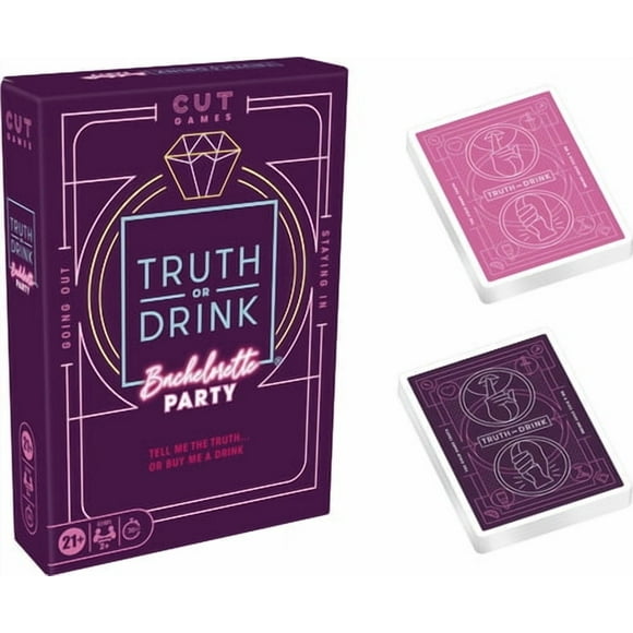 Hasbro Gaming - Truth or Drink: Bachelorette Party Edition Adult Party Game