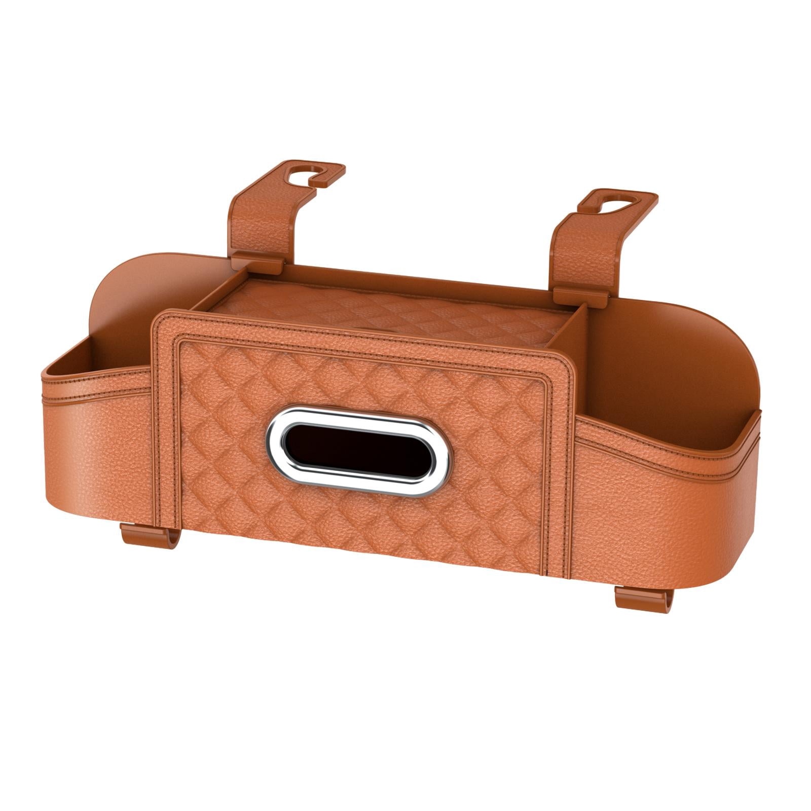 Baoblaze Car Backseat Organizer Storage Box Auto Interior Decoration Drink Cup Holder Yellow