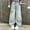 I-Blue, variant on Girls Wide Leg Jeans Loose Cargo Baggy Jeans Casual Wide Leg Pants Trousers Gray Size 8-16