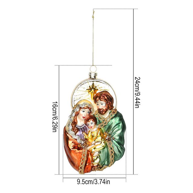 Adornos navideños, regalo de Navidad, colgante de árbol de Papá Noel de cristal, decoraciones colgantes de Navidad para el hogar, Papá Noel Natal 2023, Feliz Año Nuevo