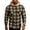 Army Green(Pockets), variant on YODETEY Men’s Hooded Plaid Flannel Shirt Jacket, Midweight Casual Long Sleeve Plaid Shacket, Big and Tall ,Size M-4XL