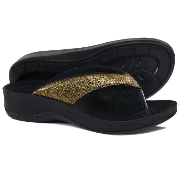 Aerothotic Aerothotic Sequin Women Comfortable Platform Sandals