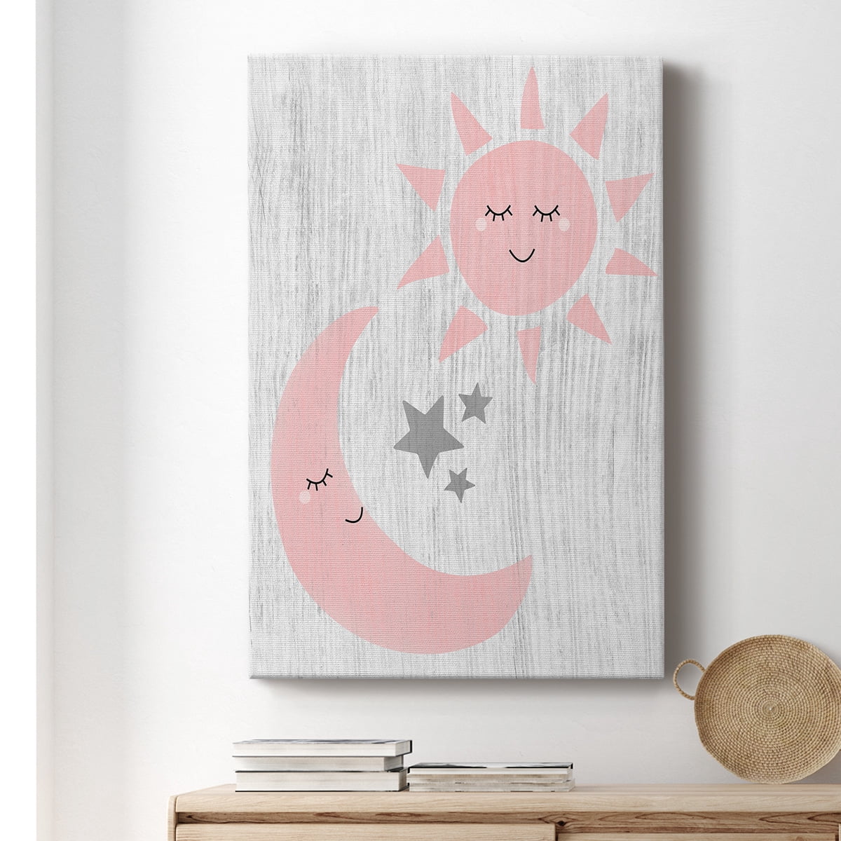 Sun and Moon Premium Gallery Wrapped Canvas - Ready to Hang