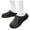 BK2, variant on Womens House Slippers Fleece Lined Fuzzy Plush Slip on Shoes Waterproof Arch Support Winter Snow Booties Slipper Black 5.5