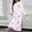 Hot Pink, variant on JUSLIO Nightgowns for Women Hearts Robes Long Sleeve Pajama Round Collar Sleepwear Army Green Nightgown Sleep Dress Nightgowns Loungewear