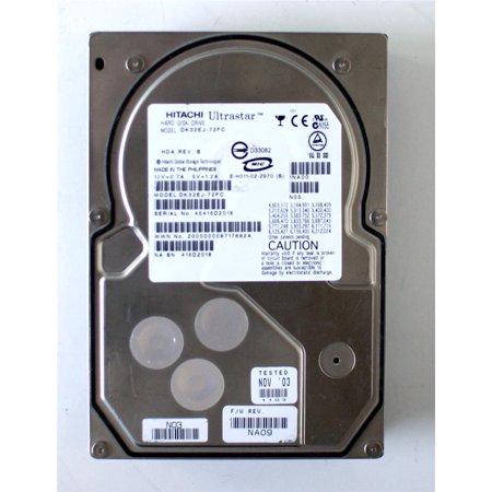 HDD, 73.9GB, HITACHI ULTRASTAR DK32EJ-72FC, HDA REV.B, FW NA04