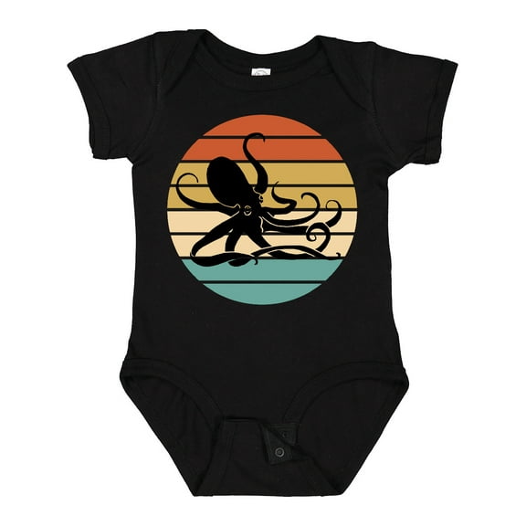 Inktastic Octopus Vintage Sunset Boys or Girls Baby Bodysuit