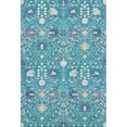 thumbnail image 2 of Addison Rugs Mayfield Premium Machine Washable Traditional Oriental Teal Rectangle Rug, 10' x 14', 2 of 6