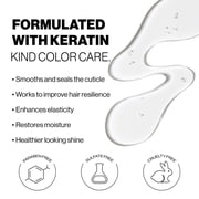 Keracolor Semi Permanent Hair Dye 3 in 1 Clenditioner, Silver Blue, 12 fl oz