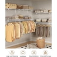 thumbnail image 4 of Supforce 4 Pack Closet Shelves with Triangular Brackets, 4FT X 12IN Wall Mounted Wire Shelving Orgnizer for Closet,Laundry Room,Load Up to 150lb, White, 4 of 4